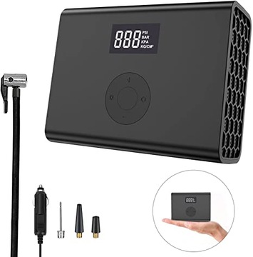 KOMPRESOR SAMOCHODOWY Pompka Sprężarka 12V LED LCD