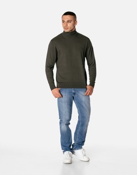 Elegancki Cienki Sweter Męski Golf S2S C119 r XL