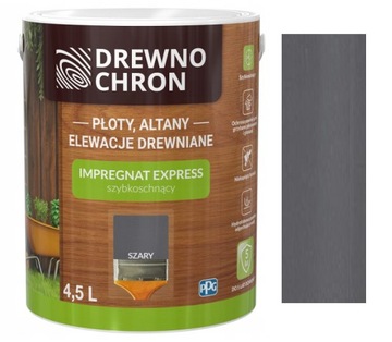 DREWNOCHRON IMPREGNAT EXPRESS DO DREWNA SZARY 4.5L