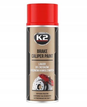 K2 LAKIER FARBA spray DO ZACISKÓW BĘBNÓW CZERWONY