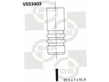 BGA V033403 VENTIL NASÁVÁCÍ