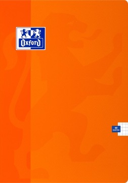 ZESZYT OXFORD A5 KRATKA 60 KARTEK 90G POMARAŃCZOWY