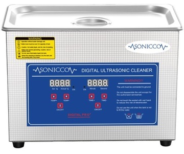 Ультразвуковой очиститель ванны 4,5л, косметический стерилизатор для мытья деталей