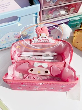 Пенал большой емкости Sanrio Kawaii Cinnamoroll Melody Kuromi