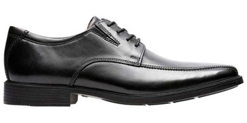 Półbuty Clarks Tilden Walk skórzane czarne 41