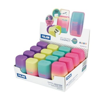 Точилка+ластик COMPACT SUNSET MILAN MIX 1 шт.