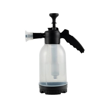 Butelka do podlewania z rozpylaczem pianowym 60° Spray, czarna
