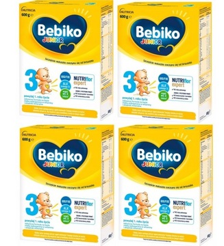 Mleko modyfikowane Bebiko 3 4 x 600g