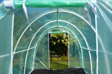 Tunel Foliowy Szklarniowy Namiot Ogrod Szklarnia 4,4 m2|2x2,2x1,9m|2 drzwi