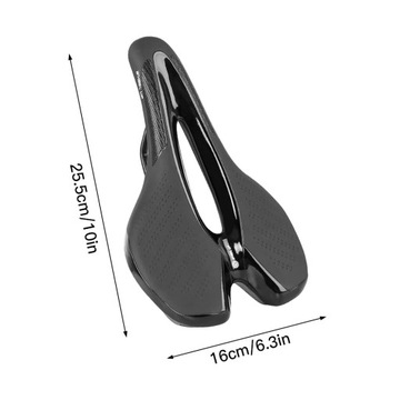 Велосипедное седло с задним фонарем, черное