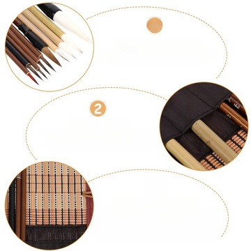 ZESTAW PĘDZLI FARBY MISS CHILD 15 SZT