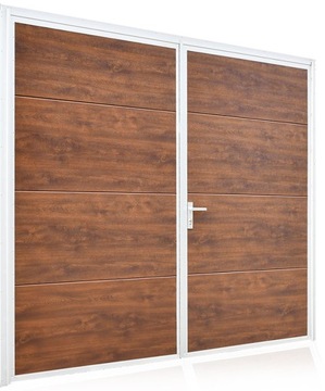 Brama Garażowa Aluminiowa DWUSKRZYDŁOWA 240x212,5