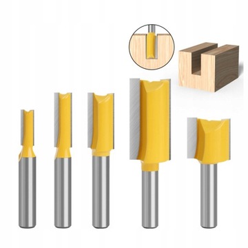 5 шт. ПРЯМОЙ РЕЗАК ДЛЯ ДЕРЕВА, ДЛИННЫЙ 8 мм.