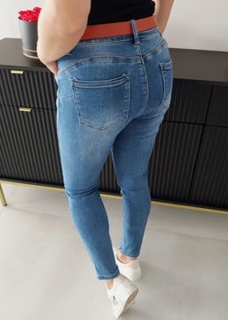 Джинсы скинни MS6 FASHIONABLE M.SARA С ПОЯСОМ 44 XXL (33) 38-50