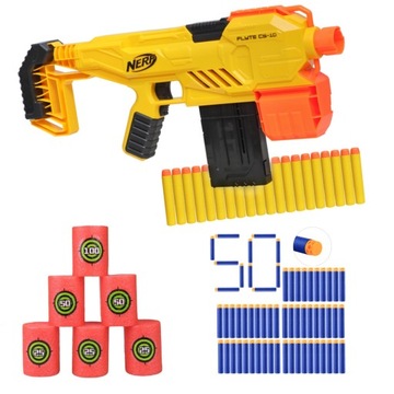NERF PISTOLET FLYTE CS-10 AUTOMAT + 50x STRZAŁKI