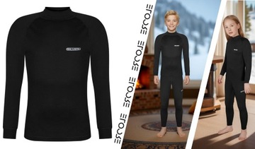 Koszulka bluzka termiczna termoaktywna Dziecięca sportowa na zimę 152