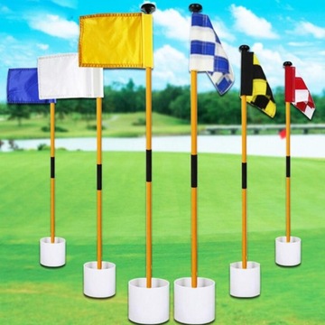 Мишень для гольфа со вставленной трубкой