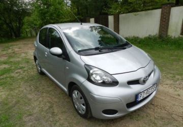 Toyota Aygo I Hatchback 3d 1.0 VVT-i 68KM 2009 Toyota Aygo mala tania niezawodna 5drzwi KLIMA bez rdzy Benzyna 68KM