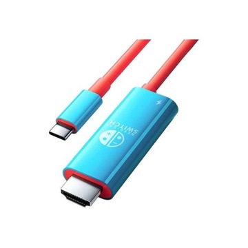 Adapter Przejściówka USB-C HDMI 4K 30Hz Ultra HD Nintendo Switch 100W PD CN