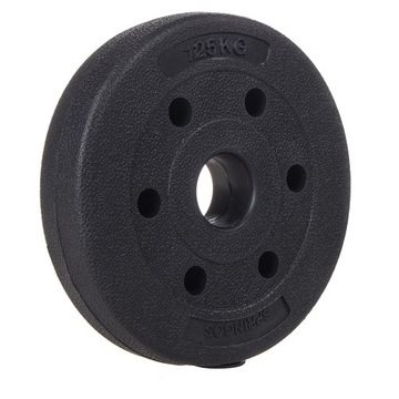 ZESTAW OBCIĄŻEŃ 2x1,25 kg BITUMICZNYCH TALERZE SIŁOWNIA OBCIĄŻENIE 2,5kg