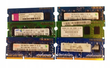 PAMIĘĆ RAM DDR3 1GB PC3 -10600S -8500S SODIMM 100%OK