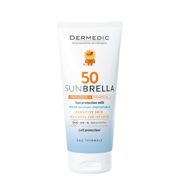 Dermedic Sunbrella Baby mleczko ochronne SPF50 dla dzieci 1m+ 100 g