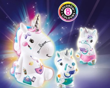 СВЕТЯЩИЕСЯ УКРАШЕНИЯ СЕМЕЙНЫЙ ЕДИНОРОГ СОЗДАЙТЕ СОЗДАНИЕ СВОЕЙ ЛАМПЫ «ЕДИНОРОГ»