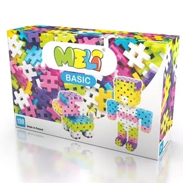 KLOCKI MELI Basic Pink 150 WAFLE