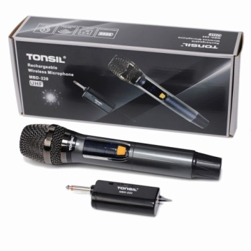 Tonsil Mbd 220 Bezdrátový mikrofonový systém s přijímačem Uhf Akumulátory