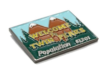 Znaczek Twin Peaks Population David Lynch Pin PL