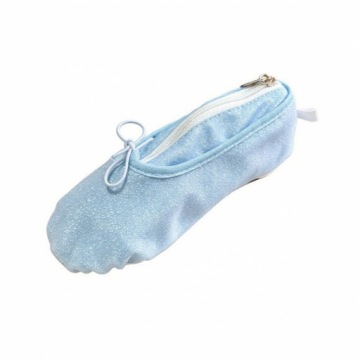 Glittery Балет Shoe Pouch | що застібаються на блискавку верхня застібка, Балет Shoe Небесно-блакитний