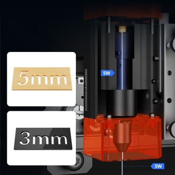 Grawer/wycinarka laserowa 410x380mm ATOMSTACK A5 PRO V2 ploter tnący APP