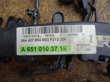 MERCEDES E TŘÍDA W212 2.2 CDI FACELIFT SVAZEK INSTALACE MOTORU A6510103718