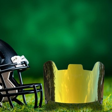 Футбольный козырек, профессиональный портативный козырек для футбольной маски, золотой цвет