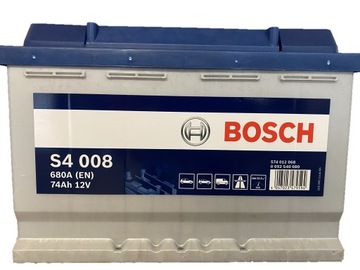 AKUMULATOR 74AH/680A BOSCH ZAWSZE BIEŻĄCE DOSTAWY