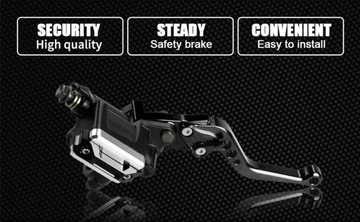 Uniwersalne sprzęgło hamulcowe 7/8''CNC czarny