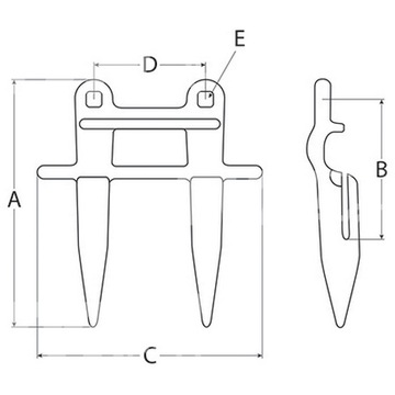 ДВОЙНОЙ ШТЫК 321115050 Z 14