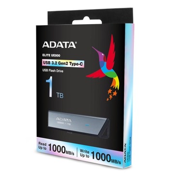 Pendrive Adata Dashdrive Elite UE800 1TB USB3.2-C Gen2 1000MB/s