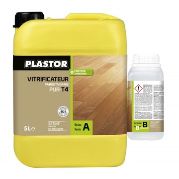 V33 PLASTOR LAKIER DO PARKIETU PUR-T4 SATYNA 5L