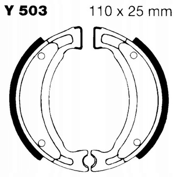 ТОРМОЗНЫЕ КОЛОДКИ EBC Y503