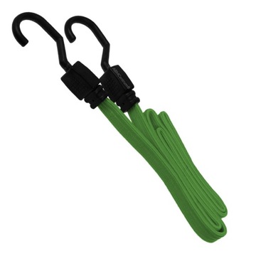 LINKA ELASTYCZNA PŁASKA 80 cm GUMA METALOWE HAKI