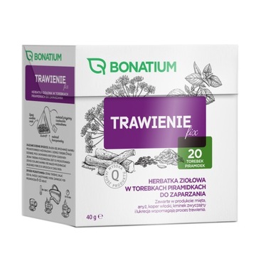 BONATIUM Trawienie Herbatka Ziołowa 20 torebek