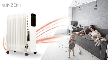 Grzejnik elektryczny olejowy 2500W INZENI DRO132