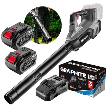 GRAPHITE DMUCHAWA DO LIŚCI Aku. 36V 58G044 2x6Ah
