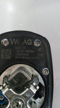 A3 8V 12- ANTÉNA STŘEŠNÍ GPS NAVIGACE PLOUTEV LX7W 8V0035503N