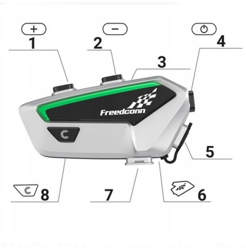 Bluetooth-интерком FreedConn FX КОНФЕРЕНЦИЯ 10 ЧЕЛОВЕК
