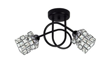 LAMPA SUFITOWA,KRYSZTAŁKI DO SALONU SPELL 208W LED