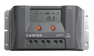 15A REGULATOR ŁADOWANIA 12V MPPT SOLARNY maxPV 35V