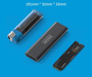 Адаптер накопителя SSD-отсек m.2 Корпус USB-C m2 SATA NGFF USB 3.0