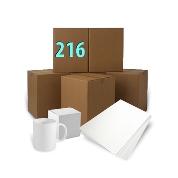 216 Kubki A+ z Kartonikiem plus Gratis Sublimacja